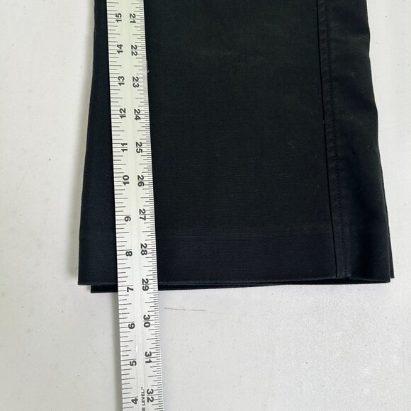 Eddie Bauer Mercer Fit Pants Womens Size 4 Black Cotton Stretch Casual - Picture 12 of 13